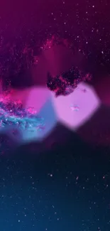 Atmosphere Liquid Purple Live Wallpaper