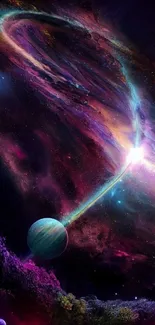 Atmosphere Nature Galaxy Live Wallpaper