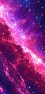 Atmosphere Nebula Purple Live Wallpaper