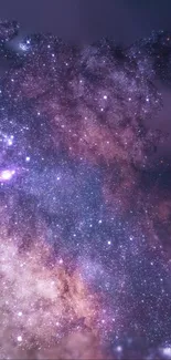 Atmosphere Nebula Purple Live Wallpaper