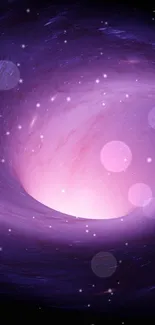 Atmosphere Purple Art Live Wallpaper