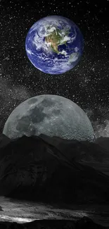 Atmosphere World Black Live Wallpaper