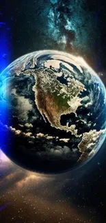 Atmosphere World Globe Live Wallpaper