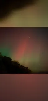 Vibrant aurora borealis wallpaper with colorful night sky.