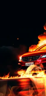 Automotive Lighting Fire Flame Live Wallpaper