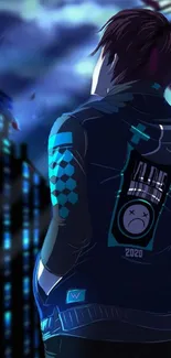 Azure Sleeve Jacket Live Wallpaper