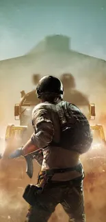 Ballistic Vest Sky Helmet Live Wallpaper