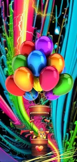 Balloon Party Supply Graphics Live Wallpaper