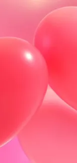 Balloon Pink Petal Live Wallpaper