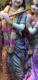 Exquisite divine art with vibrant colors for mobile wallpaper.