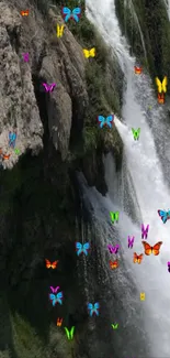 Biome Waterfall Geological Phenomenon Live Wallpaper