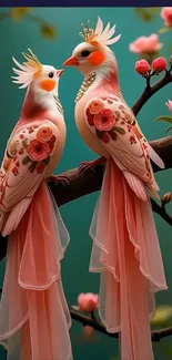 Bird Hand Beak Live Wallpaper