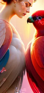 Bird Muscle Light Live Wallpaper