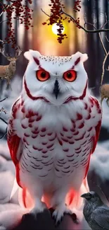 Bird Owl Wing Live Wallpaper