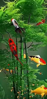 Bird Plant Vertebrate Live Wallpaper