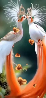 Bird Vertebrate Plant Live Wallpaper