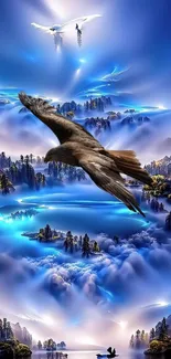 Bird Wing Cloud Live Wallpaper