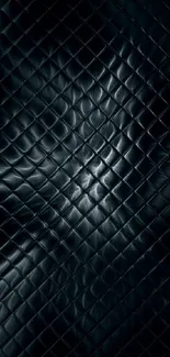 Black leather texture mobile wallpaper with elegant design.