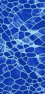 Blue abstract network design wallpaper.