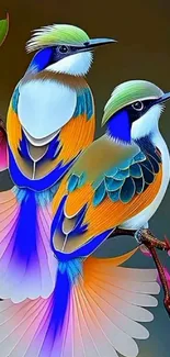 Blue Bird Wing Live Wallpaper