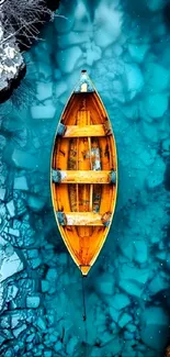 Blue Boat Watercraft Live Wallpaper