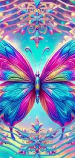 Blue Butterfly Pollinator Live Wallpaper