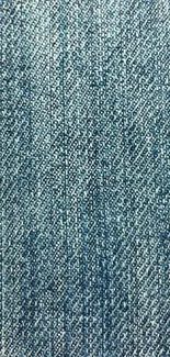 Close-up of a blue fabric texture wallpaper with woven pattern.