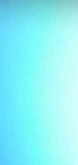 Blue gradient mobile wallpaper with a calming cyan tone.