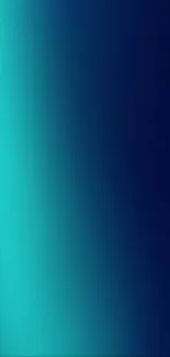 Blue gradient mobile wallpaper with deep blue and turquoise hues.