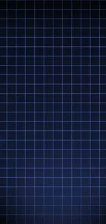 Blue grid wallpaper with EKG heartbeat line.