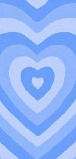 Abstract blue heart pattern wallpaper for phones.