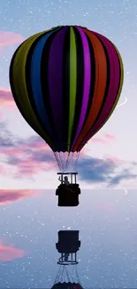 Blue Hot Air Balloon Hot Air Ballooning Live Wallpaper