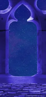 Blue Light Purple Live Wallpaper