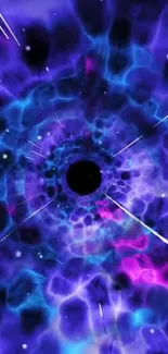 Blue Purple Astronomical Object Live Wallpaper