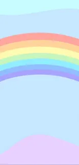 Blue Rainbow Pink Live Wallpaper