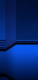 Blue Rectangle Parallel Live Wallpaper