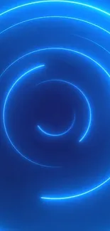 Blue Spiral Vortex Live Wallpaper