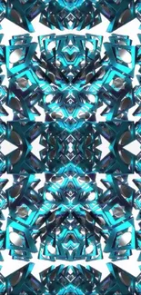 Blue Symmetry Triangle Live Wallpaper