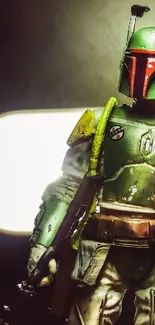 Boba Fett Helmet Armour Live Wallpaper