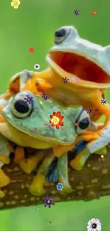 Botany Organism Frog Live Wallpaper