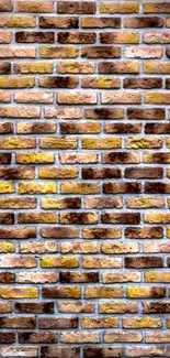 Rustic brick wall texture wallpaper design.