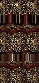 Brown Gold Textile Live Wallpaper