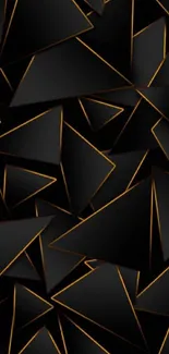 Brown Gold Triangle Live Wallpaper