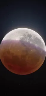 Brown Moon Sky Live Wallpaper