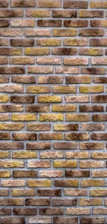 Brown Rectangle Brickwork Live Wallpaper