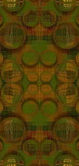 Brown Symmetry Wood Live Wallpaper