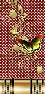 Butterfly Motif Paper Product Live Wallpaper