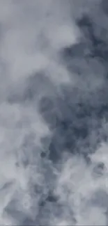 Tranquil mobile wallpaper of cloudy sky.