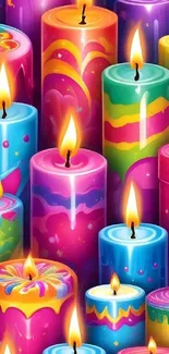 Candle Birthday Candle Wax Live Wallpaper