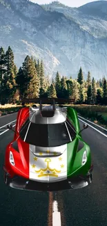 Car Vehicle Mountain Live Wallpaper